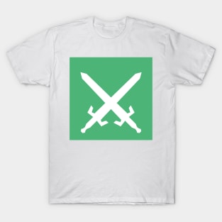 Crossed Swords green T-Shirt